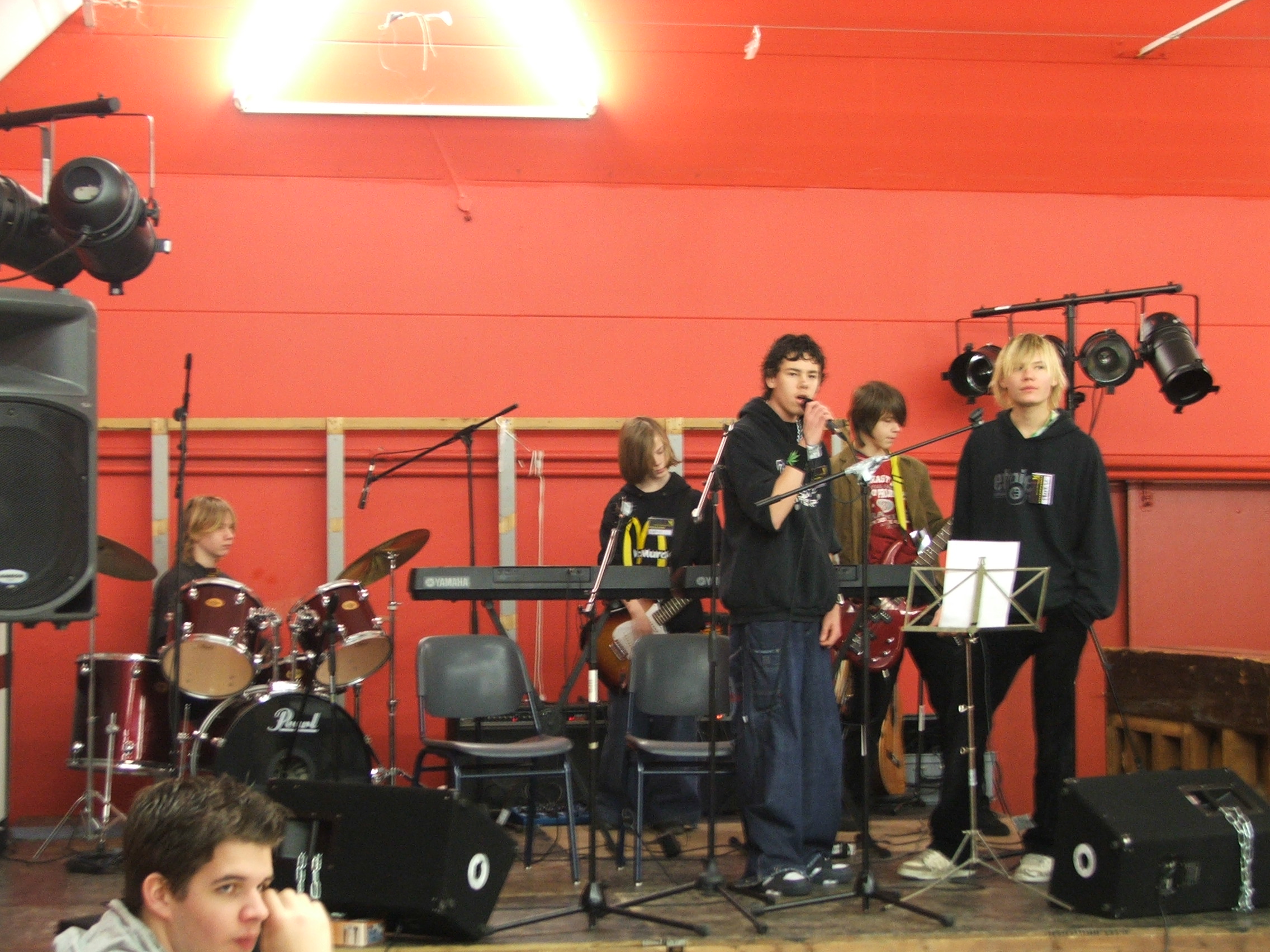 ik met m'n school band