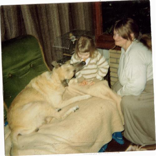ik en mijn oude hond kazan