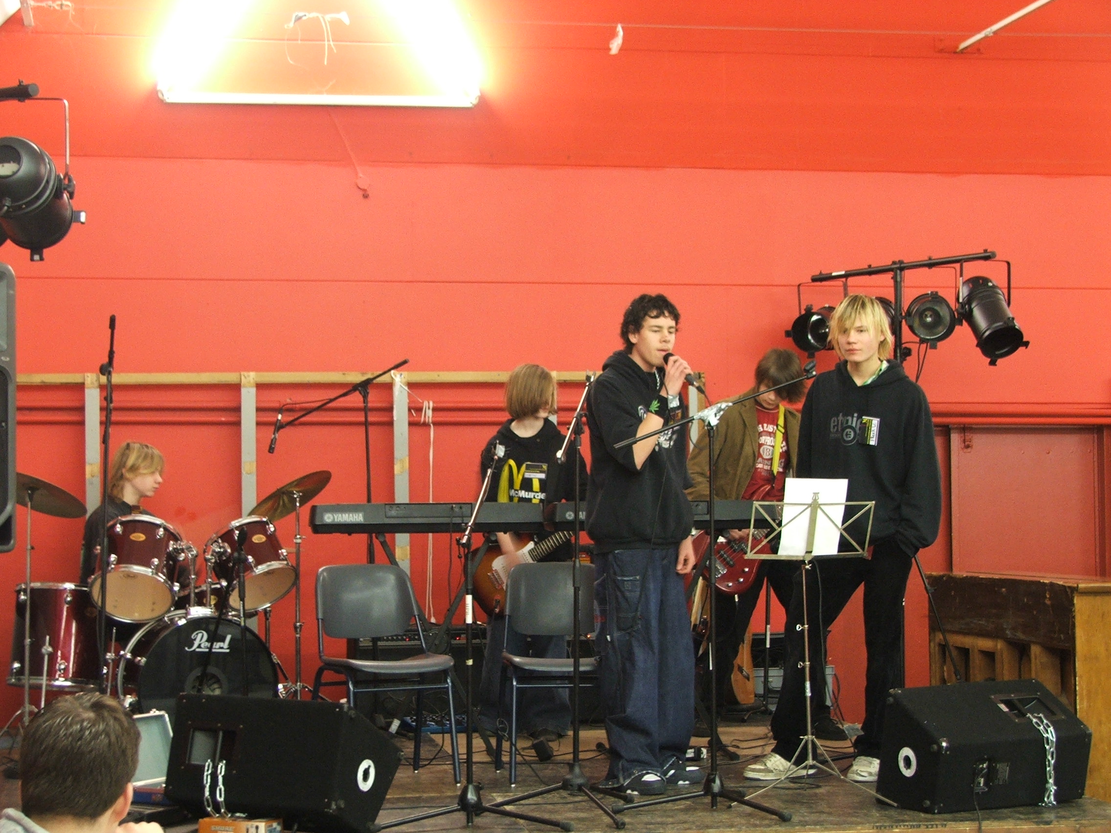 ik wqeer met m'n sgool band