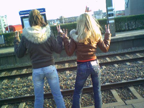 ik [ links ] & melissa [ rechts ] :)