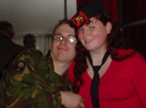 Dit ben ik samen metmijn lieve vriend, waar ik zielsveel van hou(K)