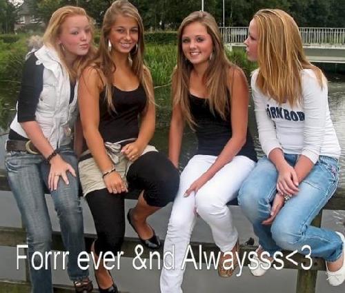 Veerle & Elise & Luka & Sophie ;forever and always