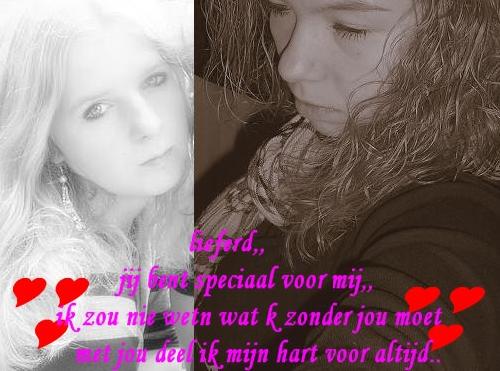 ikk en iris. ! (L) BF forlive, ! [made bij Iris. (l)