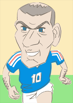 zidane in tekenfiguur
