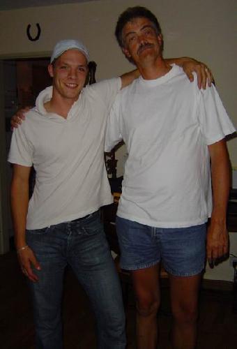 Mn papa en mikey